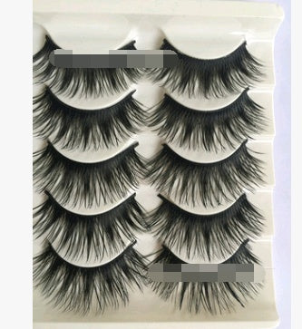 False eyelashes, thick cross section, five pairs of eyelashes False eyelashes, thick cross section, five pairs of eyelashes